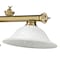 Z-Lite Cordon 3 Light Billiard, Rubbed Brass & White Mottle 2306-3RB-WM16 - alternate 5